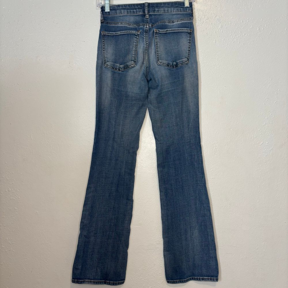 SO Women's Low Rise Favorite Bootcut Medium Wash Sz 0 Denim Y2K Grunge Stretch - Picture 2 of 5